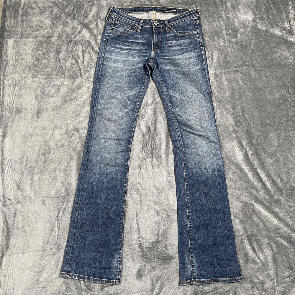 Adriano Goldschmied Jeans Womens 26R Blue Medium Wash Bootcut Embroidered